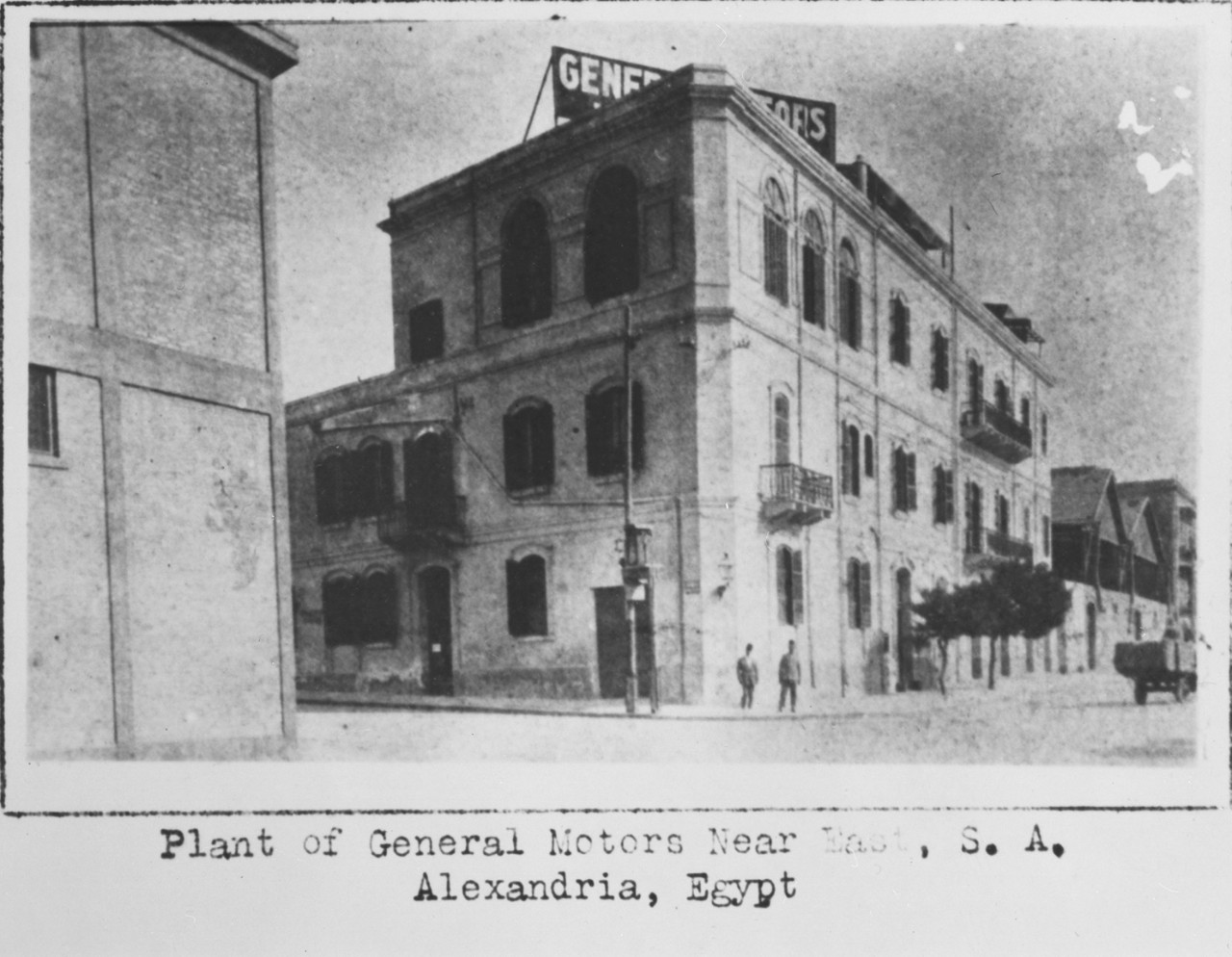 GM regional plant Alexandria-Egypt (1926)